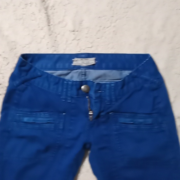 Free People blue motocross style pant low rise - Picture 7 of 13